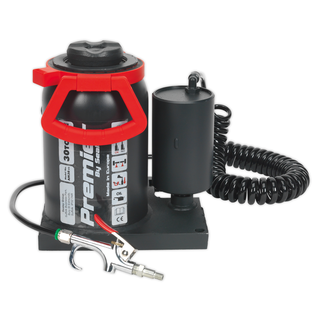 Manual/Air Hydraulic Bottle Jack 30 Tonne AM30