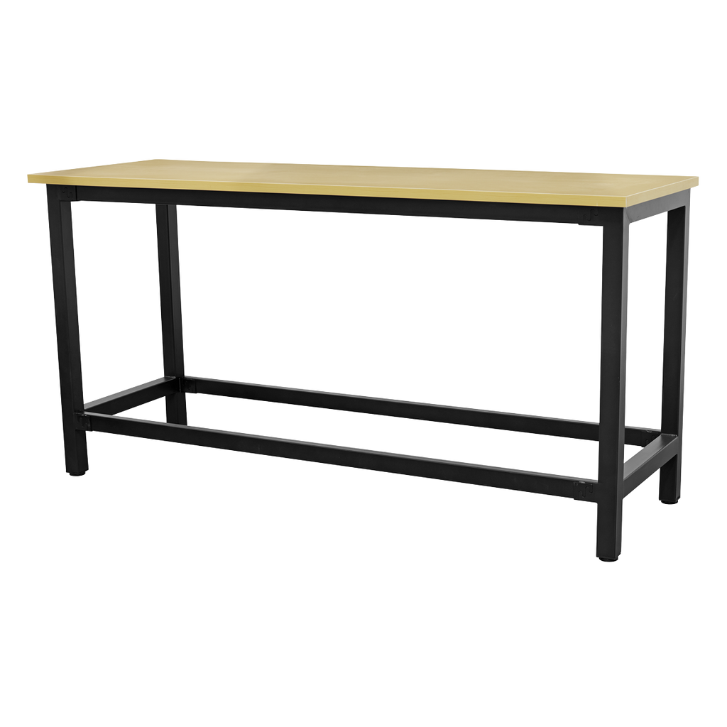 Heavy-Duty Steel Workbench with 25mm MDF Top 1.8m AP0618