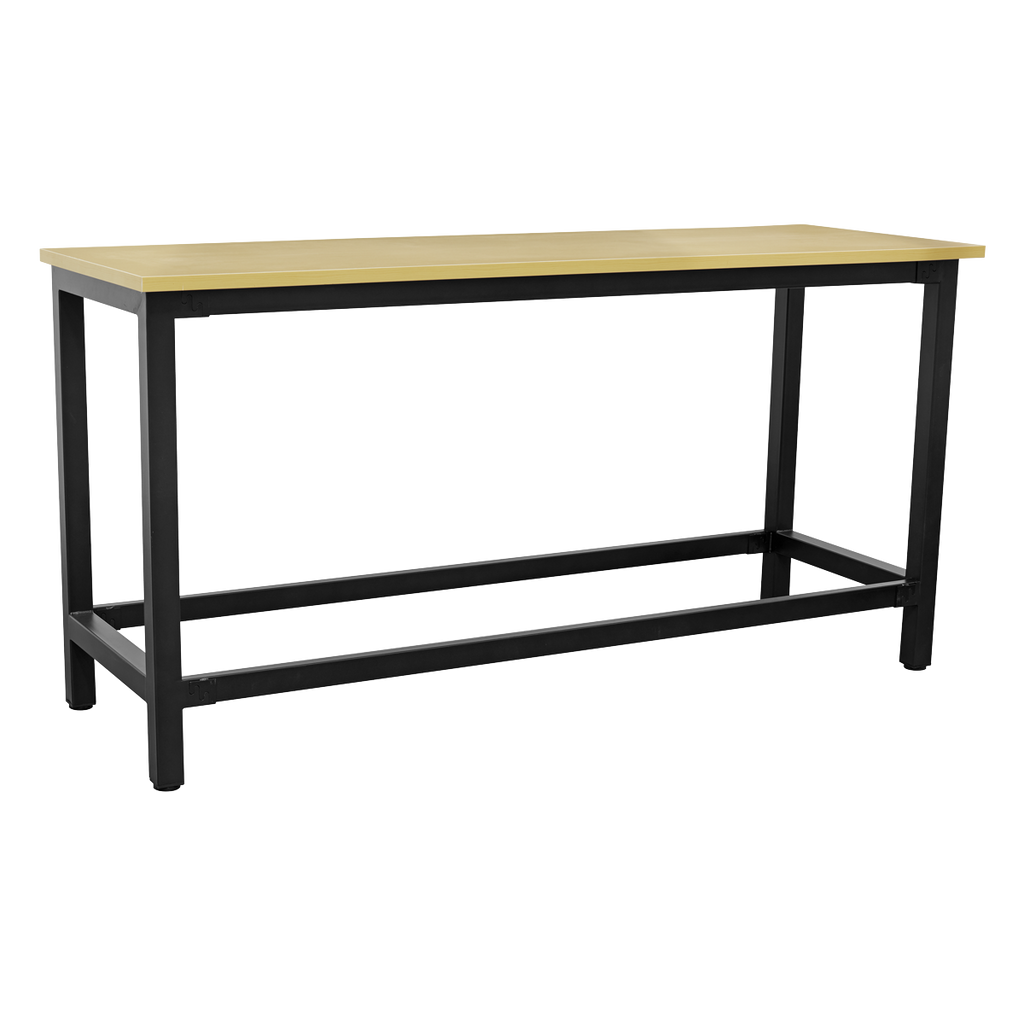 Heavy-Duty Steel Workbench with 25mm MDF Top 1.8m AP0618