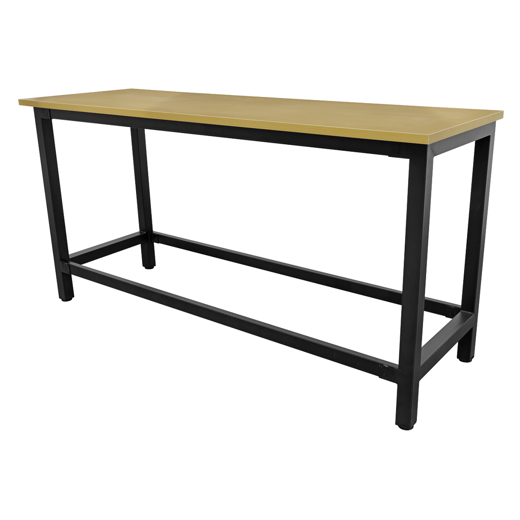 Heavy-Duty Steel Workbench with 25mm MDF Top 1.8m AP0618