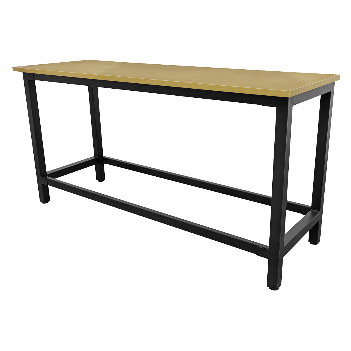 Heavy-Duty Steel Workbench with 25mm MDF Top 1.8m AP0618