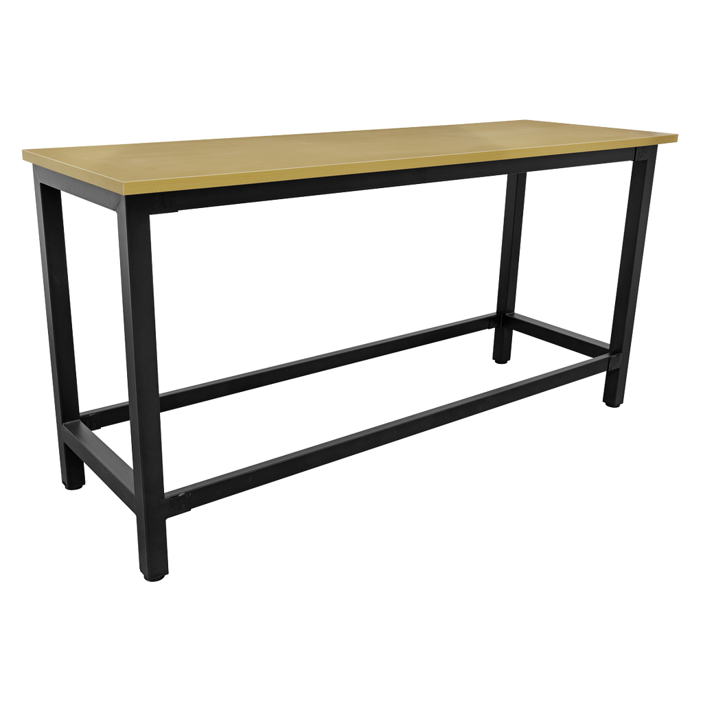 Heavy-Duty Steel Workbench with 25mm MDF Top 1.8m AP0618