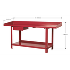 Steel Workbench with Drawer 2m AP1020