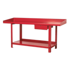 Steel Workbench with Drawer 2m AP1020