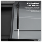 Topchest & Rollcab Combination 12 Drawer & 1 Door Cupboard - Grey AP1080GR