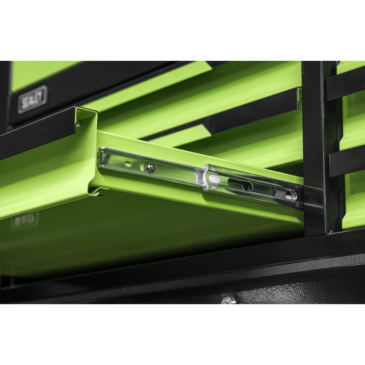 Topchest & Rollcab Combination 12 Drawer & 1 Door Cupboard - Green AP1080HVG