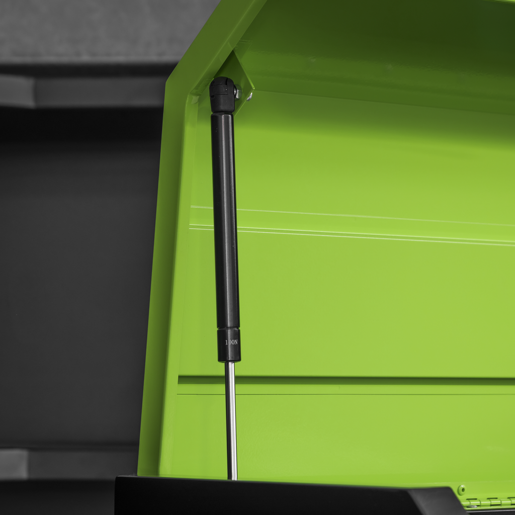 Topchest & Rollcab Combination 12 Drawer & 1 Door Cupboard - Green AP1080HVG