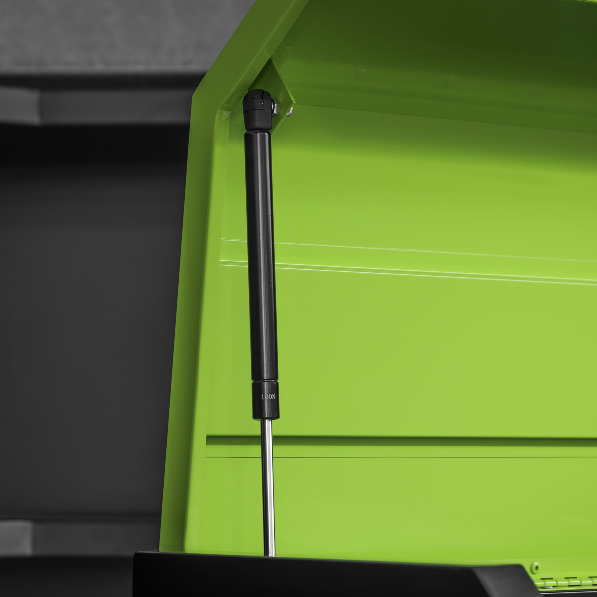 Topchest & Rollcab Combination 12 Drawer & 1 Door Cupboard - Green AP1080HVG
