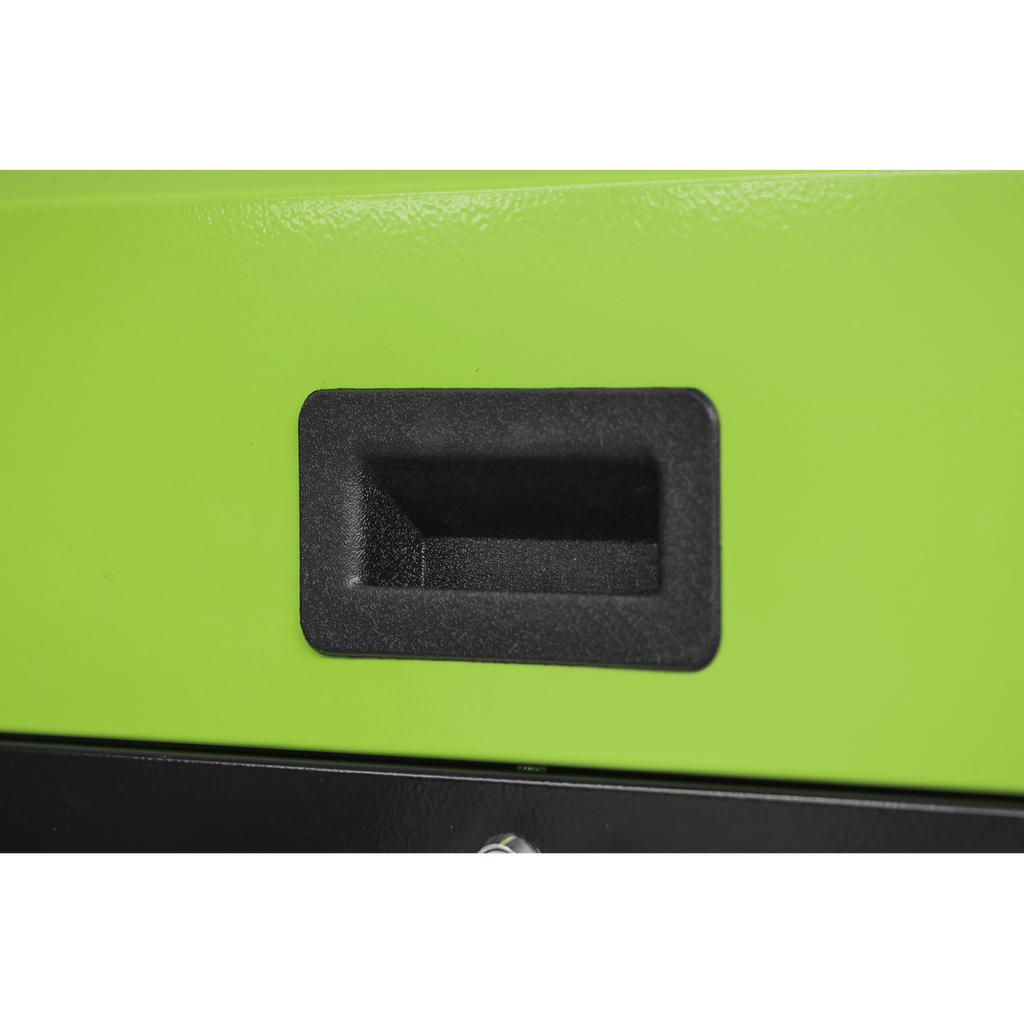Topchest & Rollcab Combination 12 Drawer & 1 Door Cupboard - Green AP1080HVG