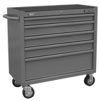 Rollcab 5 Drawer - Grey AP1101G