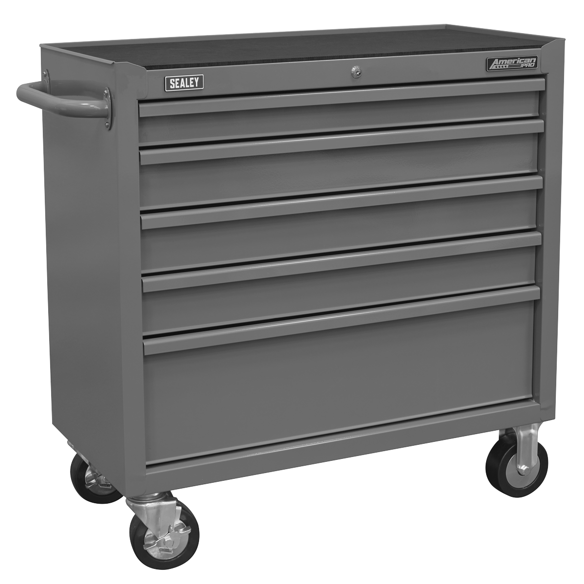 Rollcab 5 Drawer - Grey AP1101G