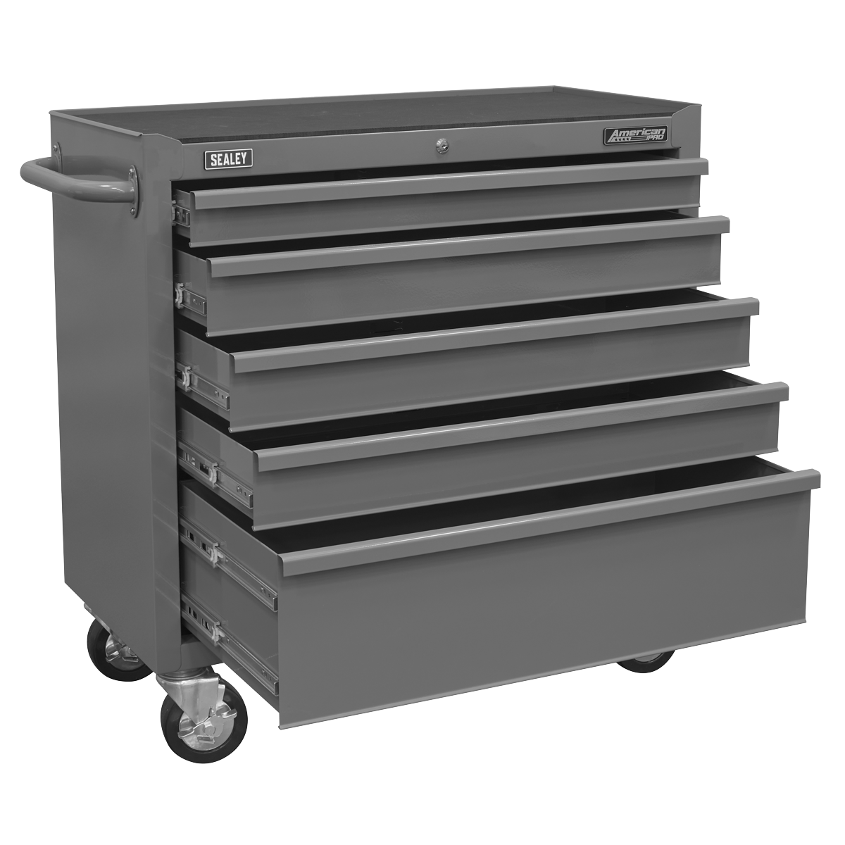 Rollcab 5 Drawer - Grey AP1101G