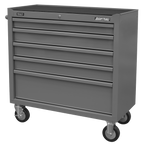Rollcab 5 Drawer - Grey AP1101G