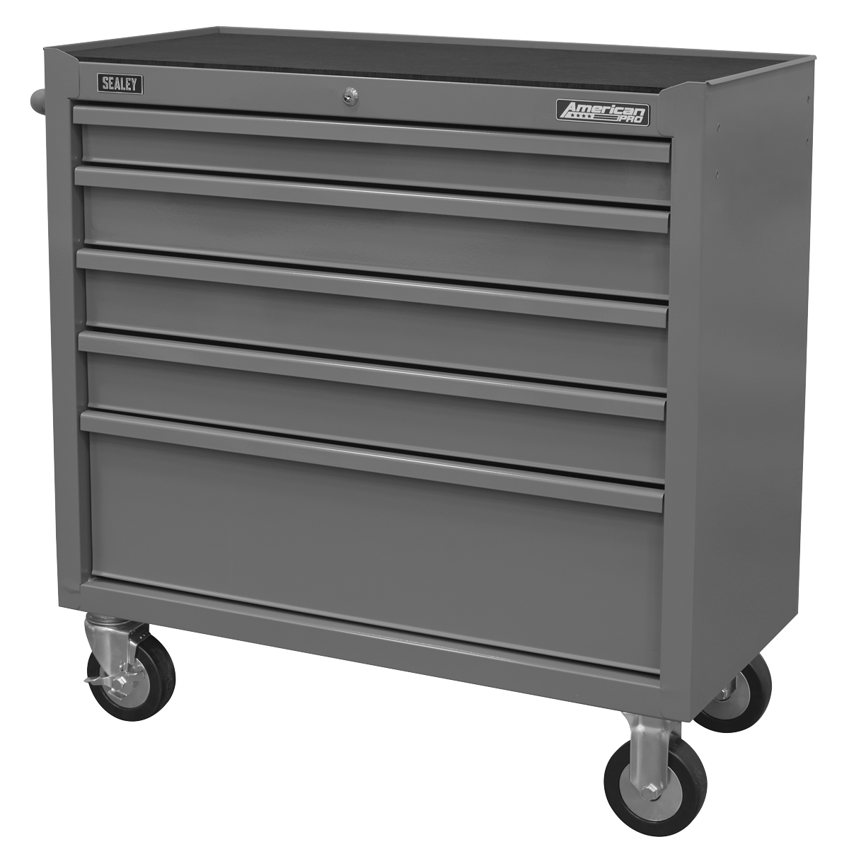Rollcab 5 Drawer - Grey AP1101G