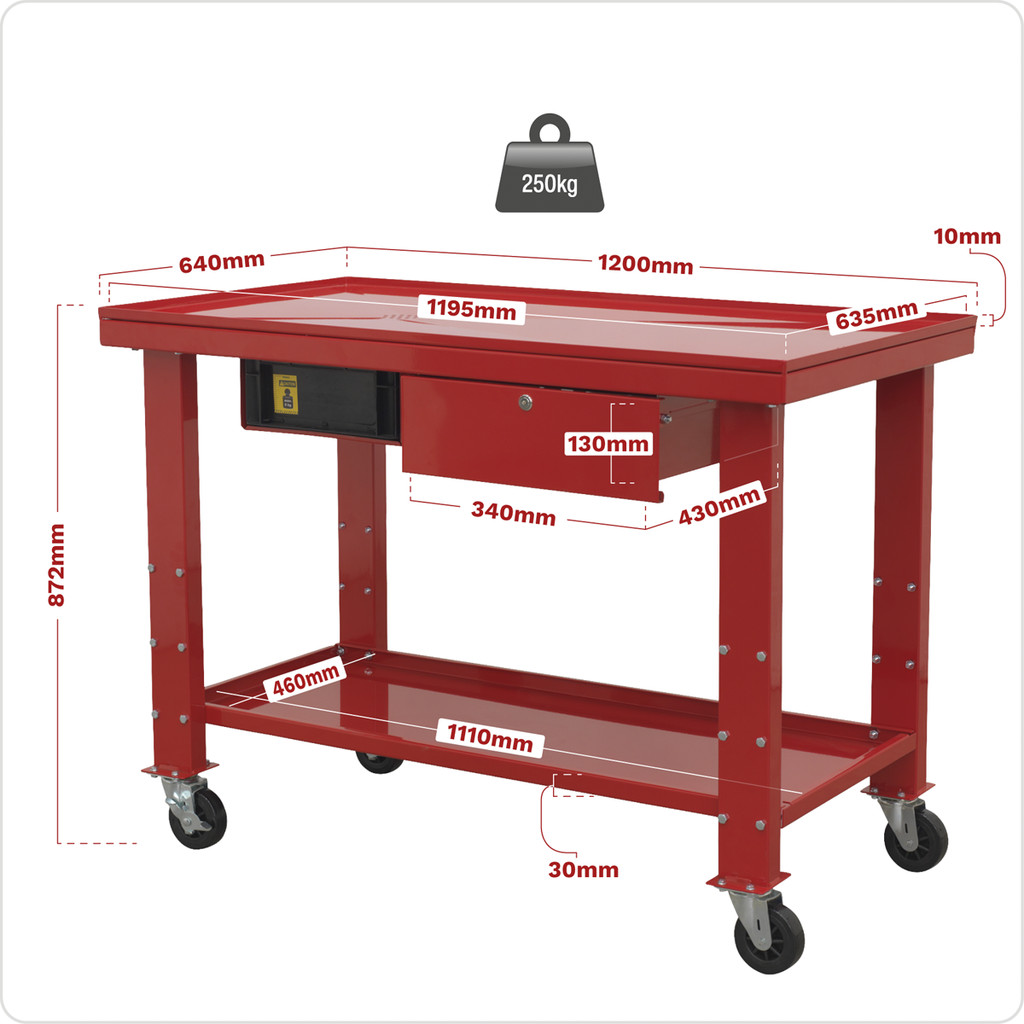 Mobile Engine Repair Workbench AP1200MW