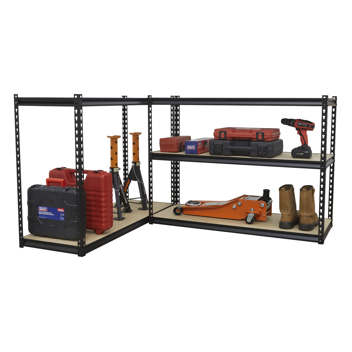 Racking Unit with 5 Shelves 220kg Capacity Per Level AP1200R