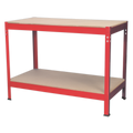 Steel Workbench with Wooden Top 1.2m AP1210