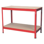 Steel Workbench with Wooden Top 1.2m AP1210