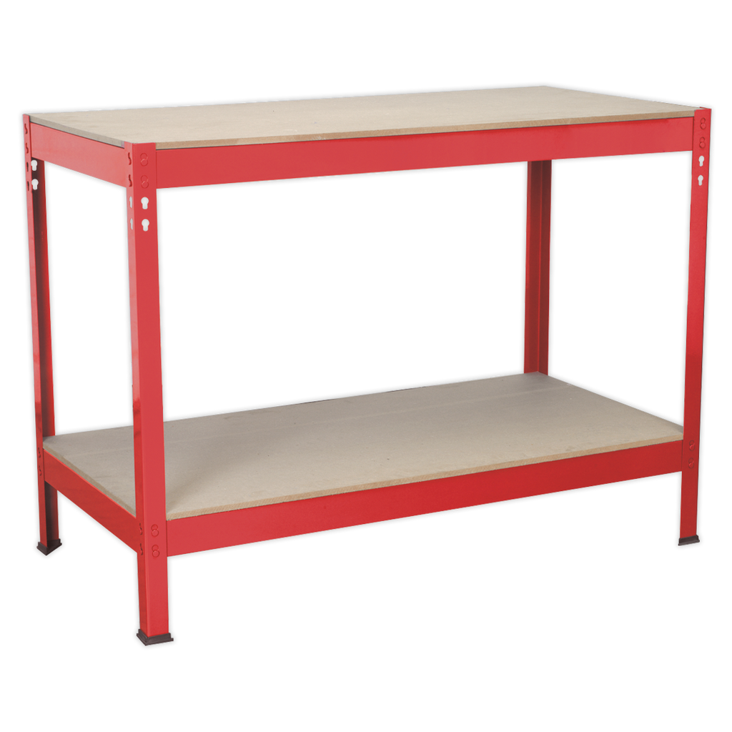 Steel Workbench with Wooden Top 1.2m AP1210