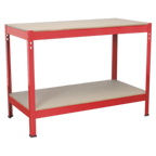 Steel Workbench with Wooden Top 1.2m AP1210