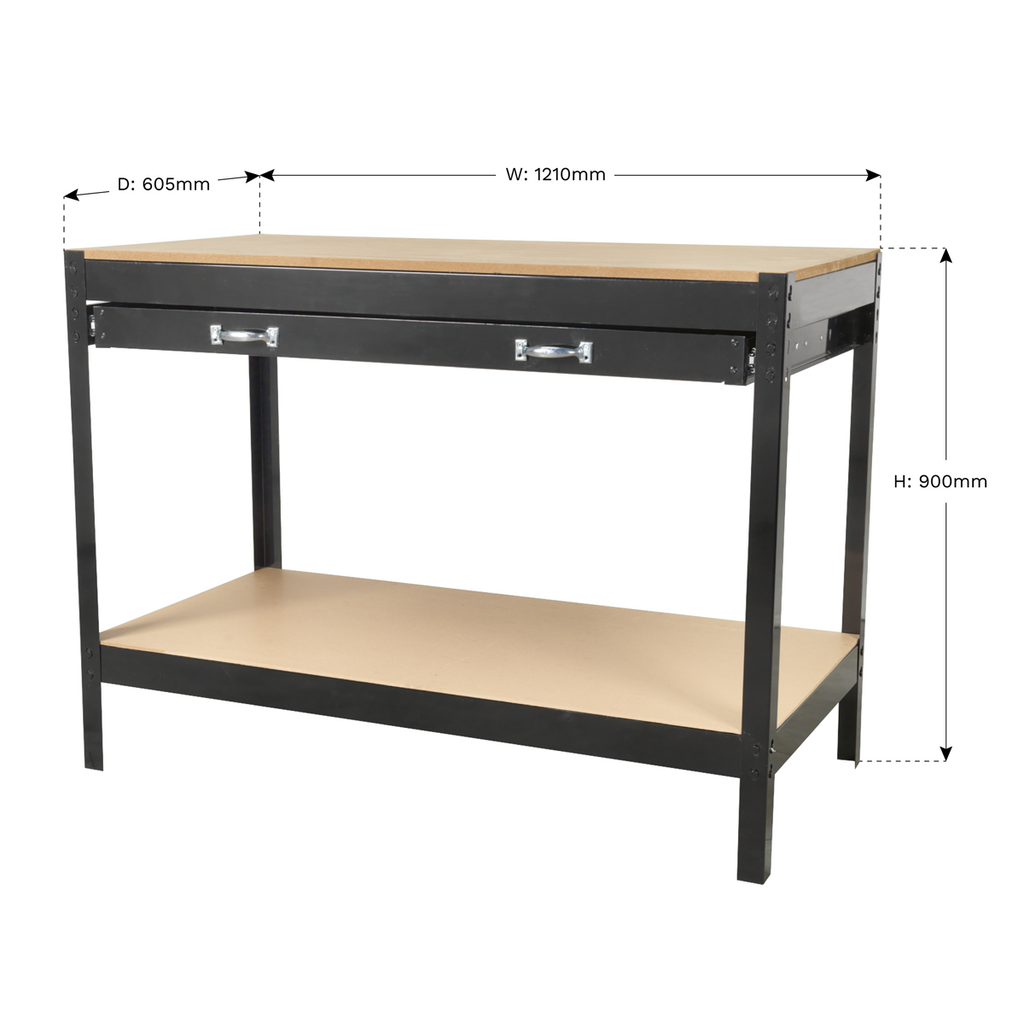 Workbench with Drawer 1.2m AP12160
