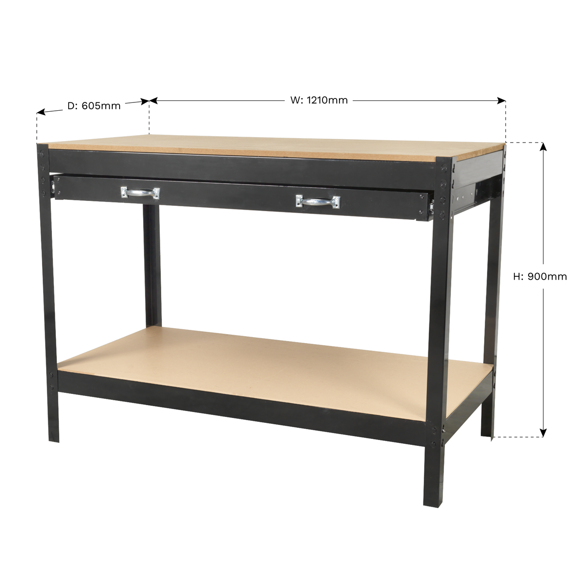 Workbench with Drawer 1.2m AP12160