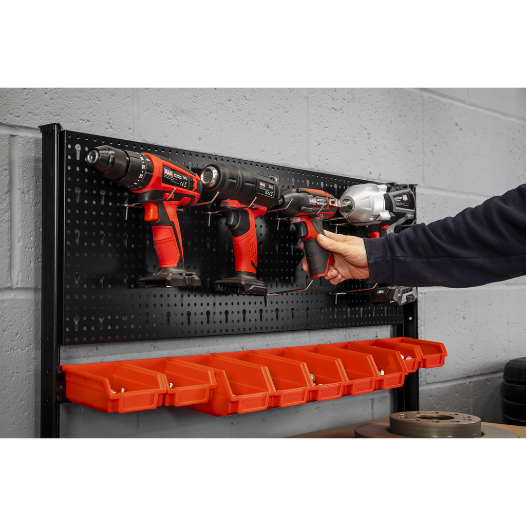 Steel Workbench with Pegboard 1m AP12601