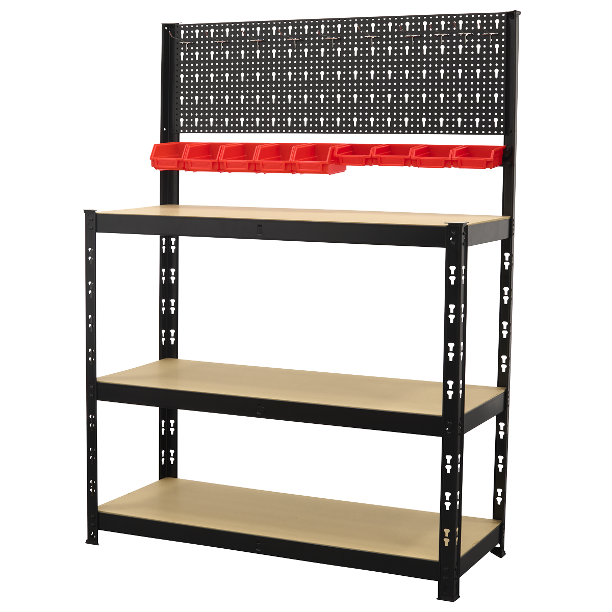 Steel Workbench with Pegboard 1m AP12601