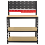 Steel Workbench with Pegboard 1m AP12601