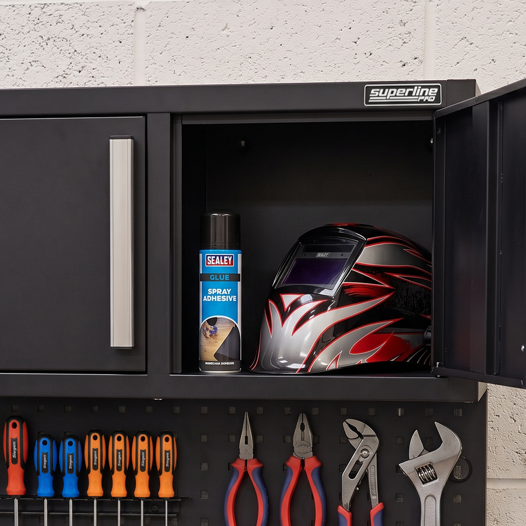 Workbench with Pegboard Back Panel, Power Bar & Wooden Worktop AP12701