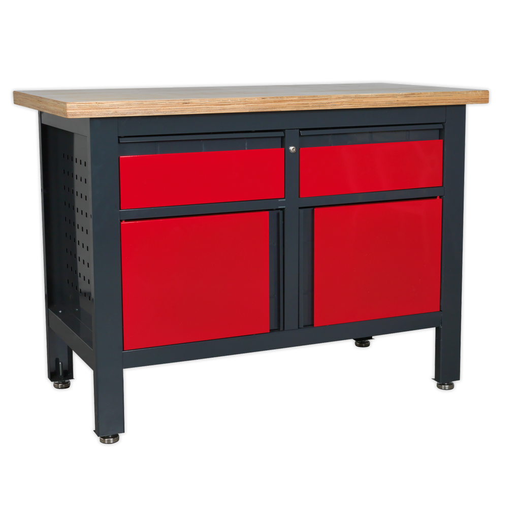 Workbench with 2 Drawers & 2 Cupboards AP1372A
