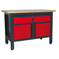 Workbench with 2 Drawers & 2 Cupboards AP1372A