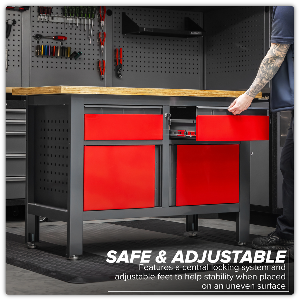 Workbench with 2 Drawers & 2 Cupboards AP1372A