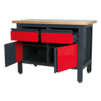 Workbench with 2 Drawers & 2 Cupboards AP1372A