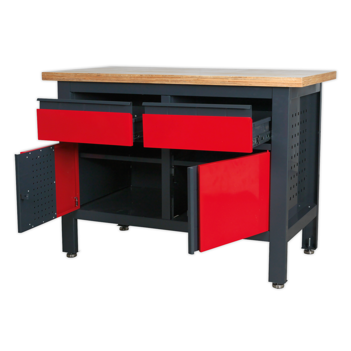 Workbench with 2 Drawers & 2 Cupboards AP1372A