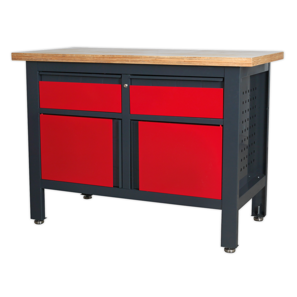 Workbench with 2 Drawers & 2 Cupboards AP1372A