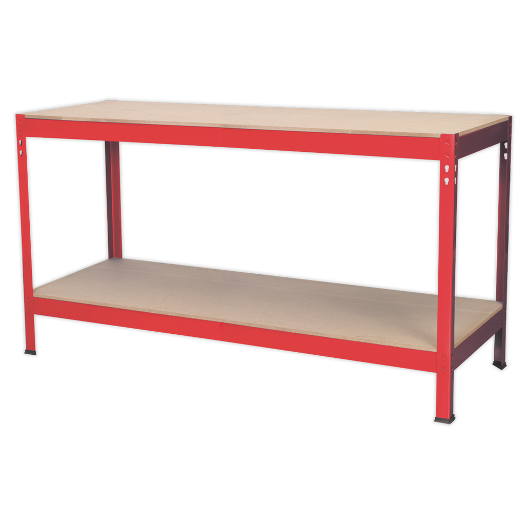 Steel Workbench with Wooden Top 1.53m AP1535