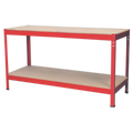 Steel Workbench with Wooden Top 1.53m AP1535