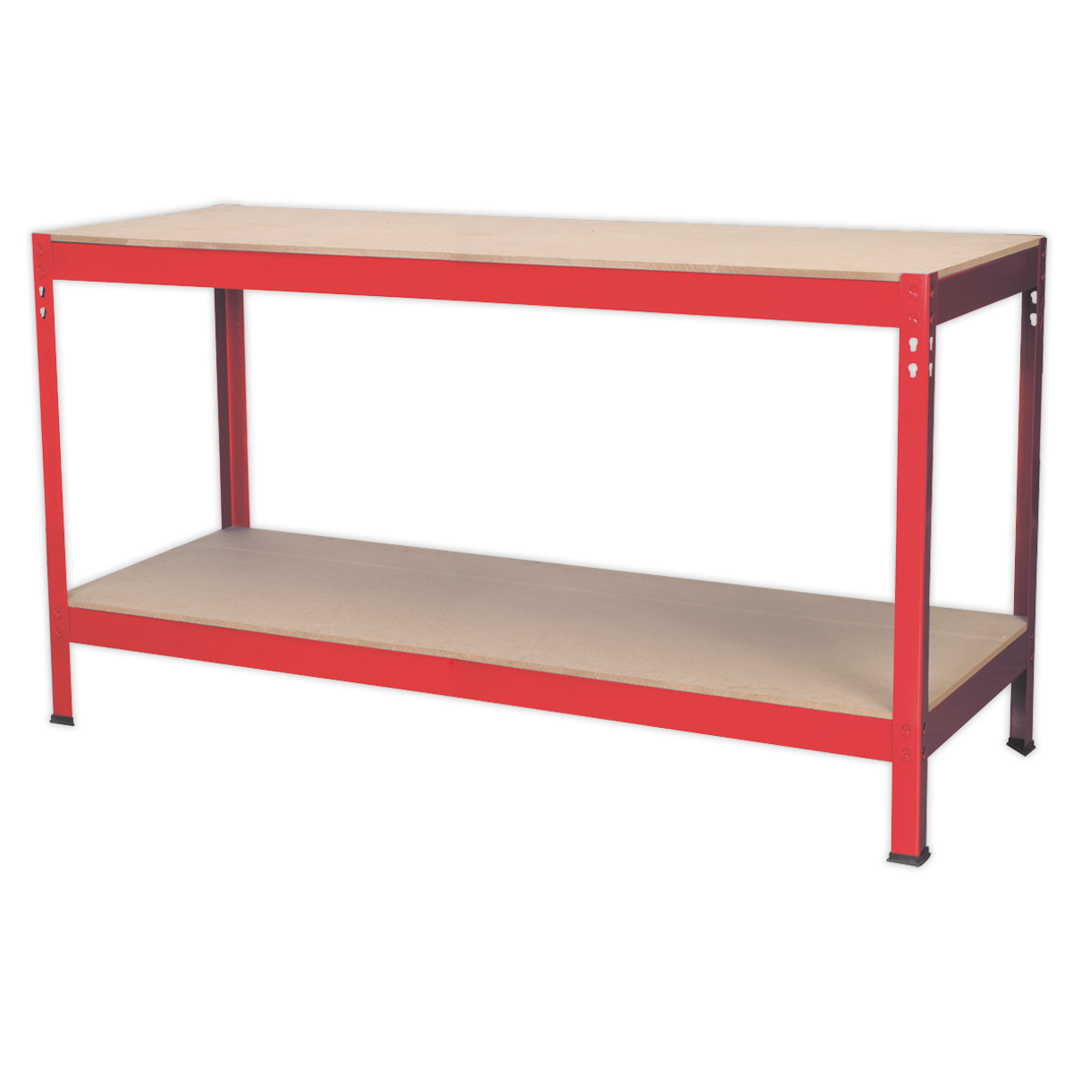 Steel Workbench with Wooden Top 1.53m AP1535
