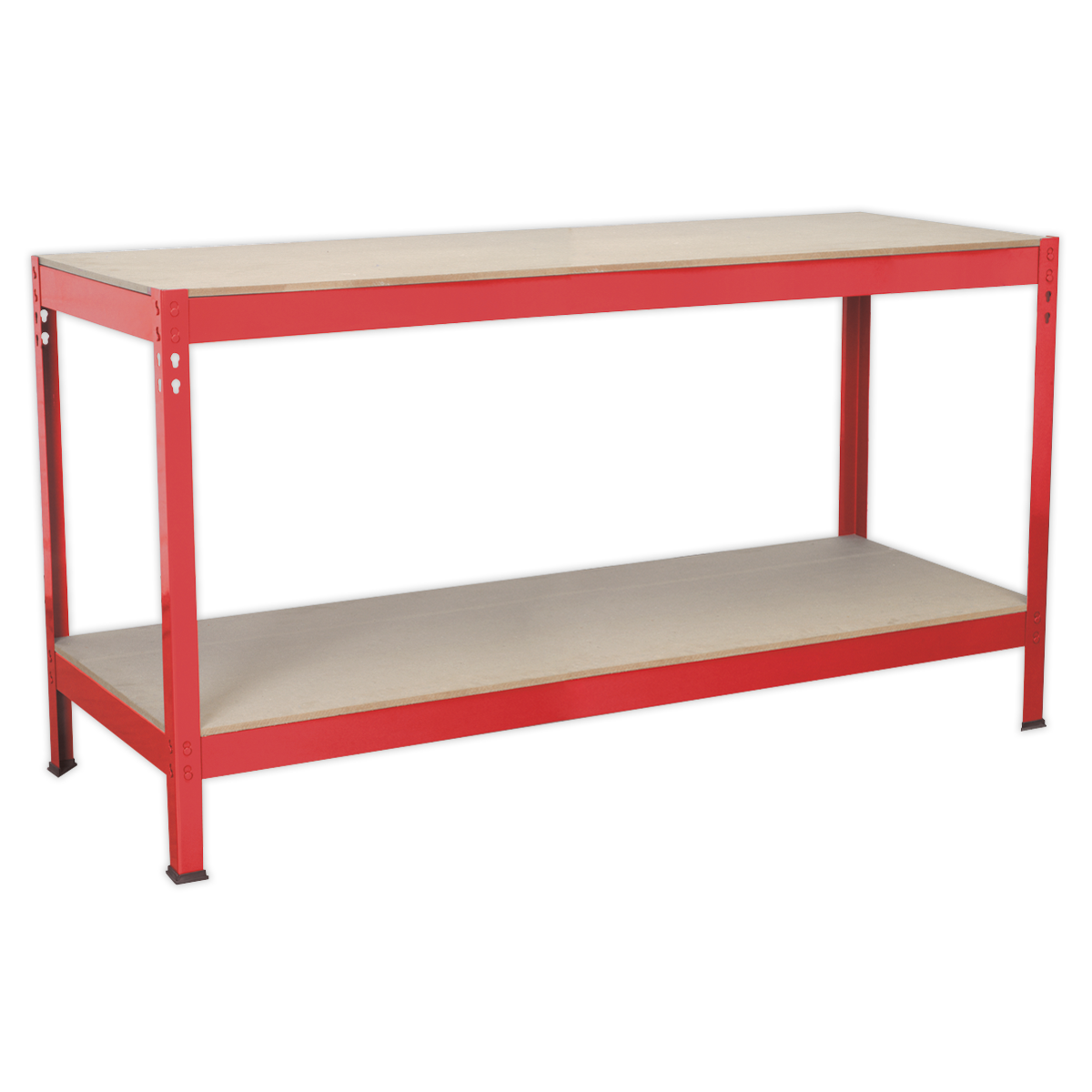 Steel Workbench with Wooden Top 1.53m AP1535