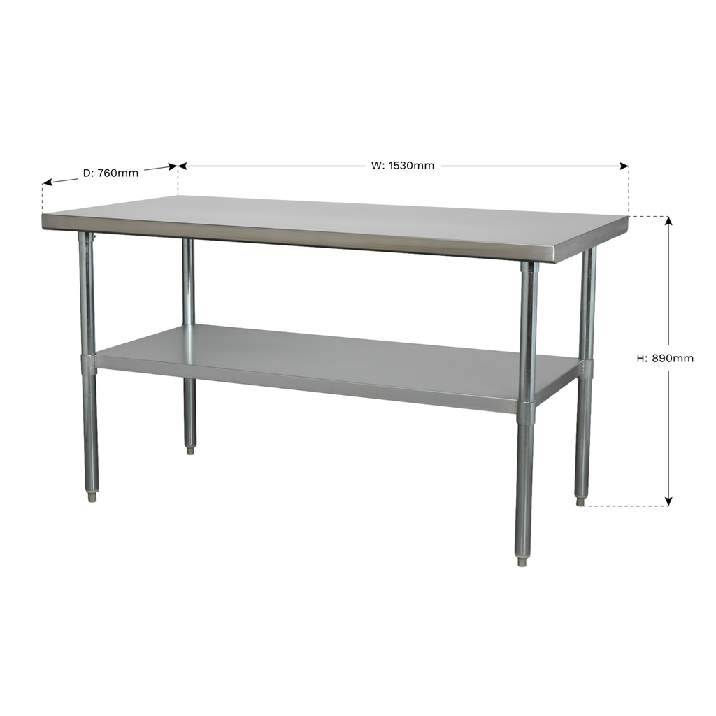 Stainless Steel Workbench 1.5m AP1560SS