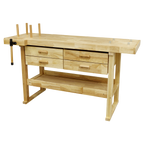 Woodworking Bench with 4 Drawers AP1640