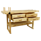 Woodworking Bench with 4 Drawers AP1640