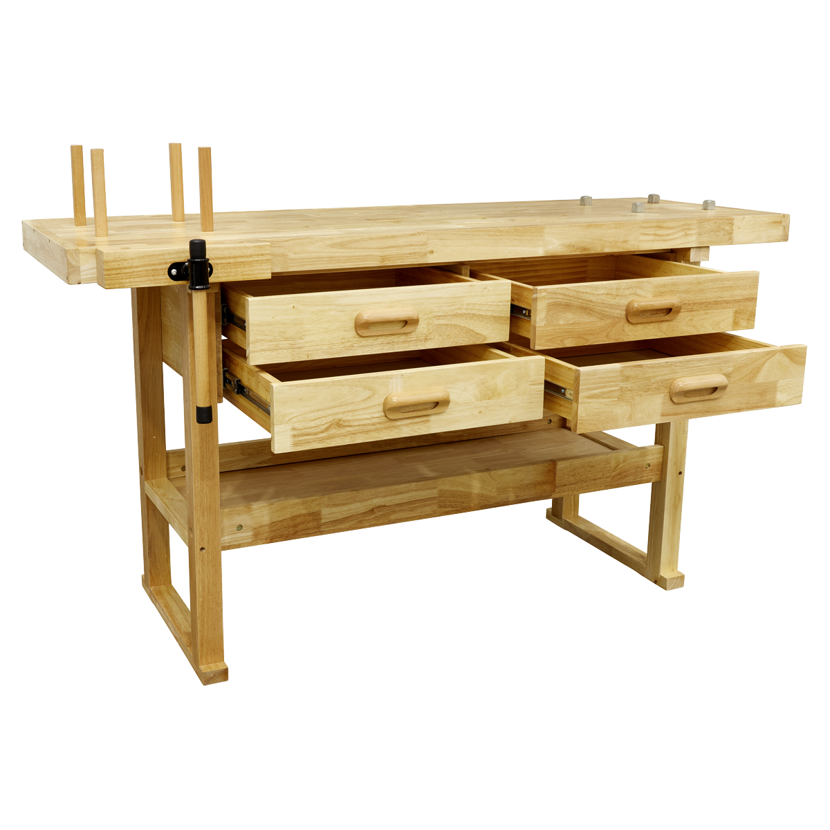Woodworking Bench with 4 Drawers AP1640