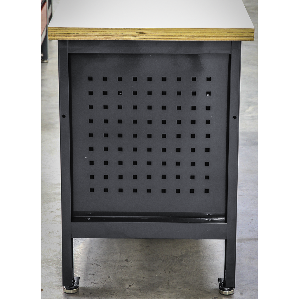 Workbench with 2 Drawers, 2 Cupboards & Open Storage AP1905A