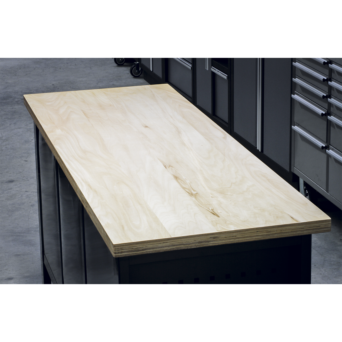 Workbench with 2 Drawers, 2 Cupboards & Open Storage AP1905A