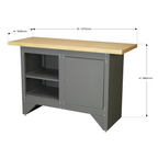 Heavy-Duty Workbench with Cupboard AP2010