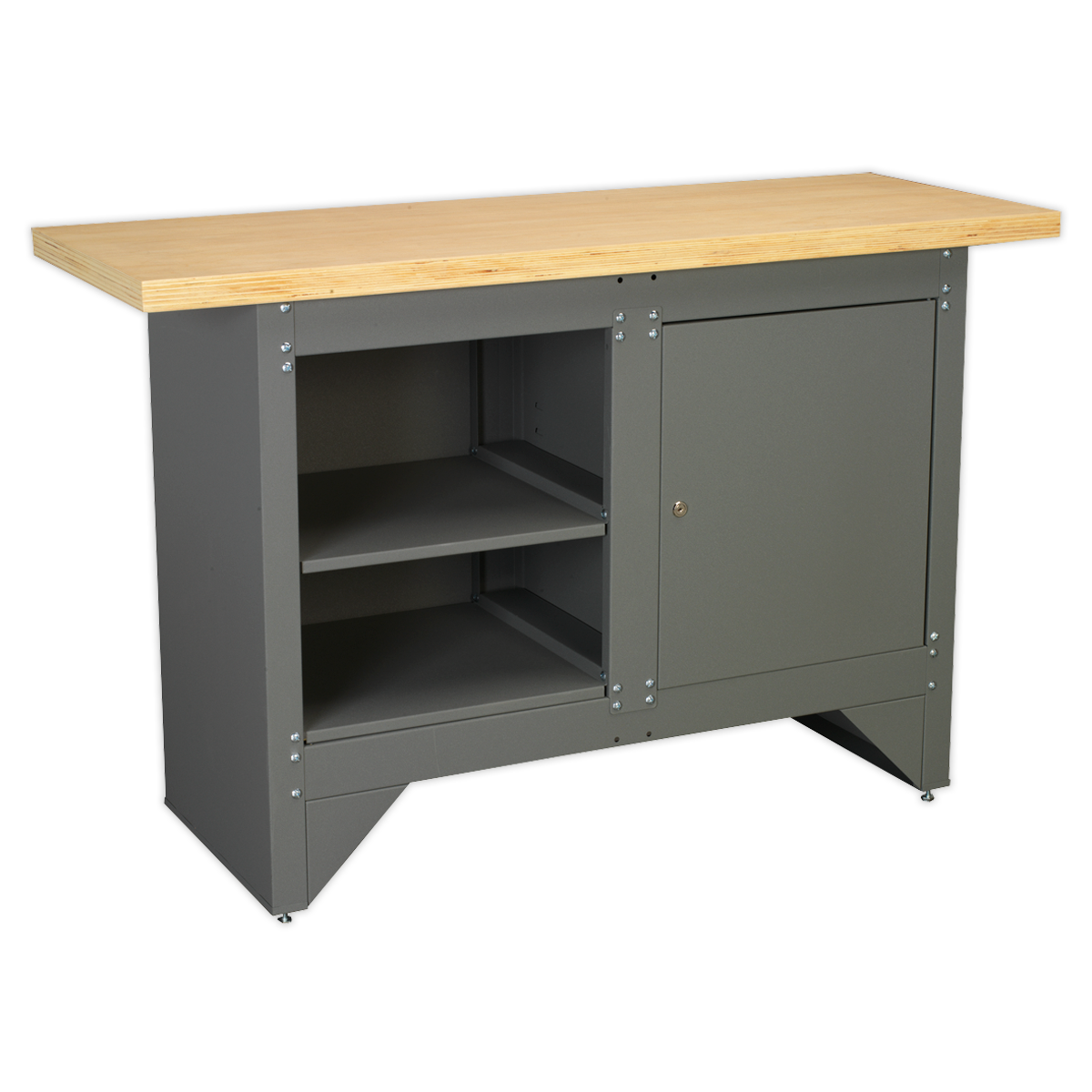 Heavy-Duty Workbench with Cupboard AP2010