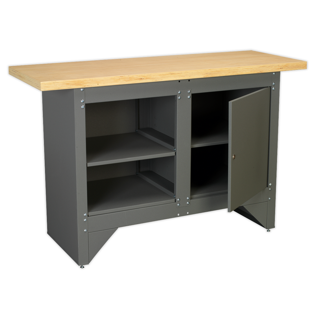 Heavy-Duty Workbench with Cupboard AP2010