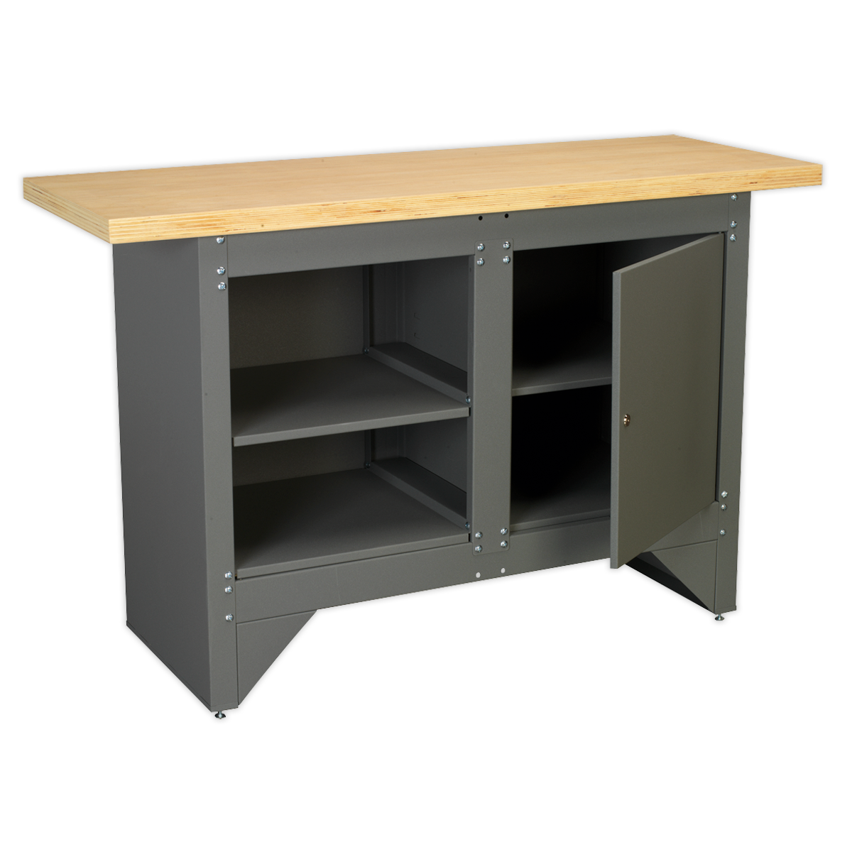 Heavy-Duty Workbench with Cupboard AP2010